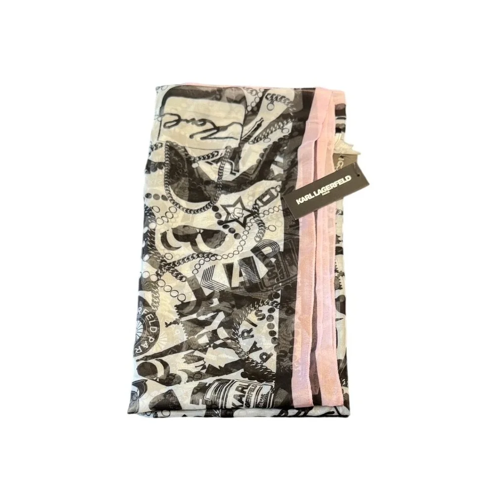 Lot of 3 NWT Karl Lagerfeld Paris & Calvin Klein Scarves